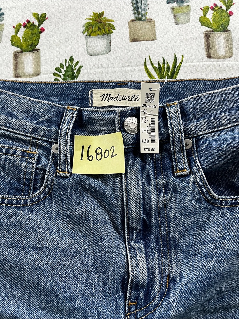 Madewell Rigid A-Line Women’s Denim Skirt Size 24 NWT - Picture 12 of 12